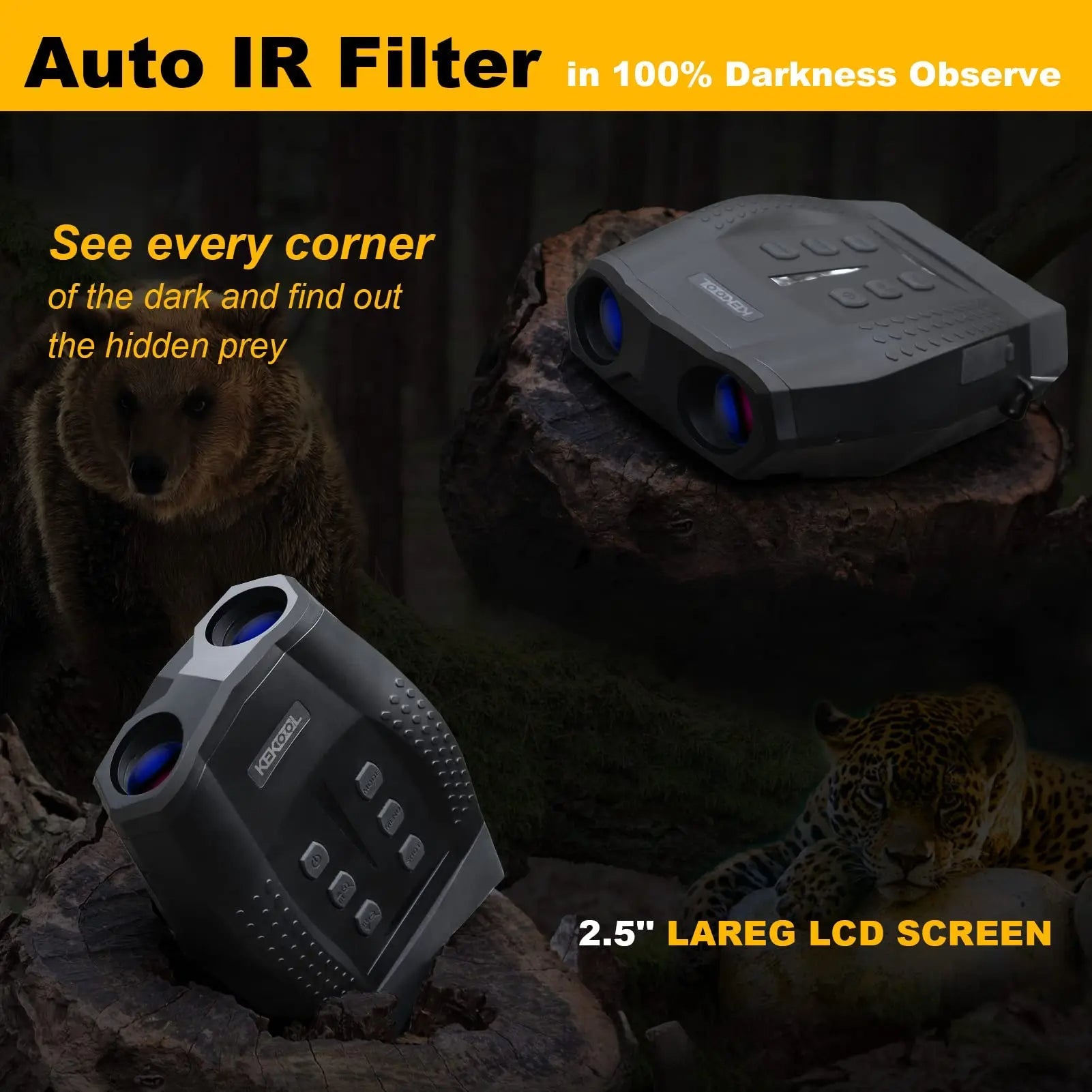 HD Camping Adventure Digital Infrared Night Vision Binoculars
